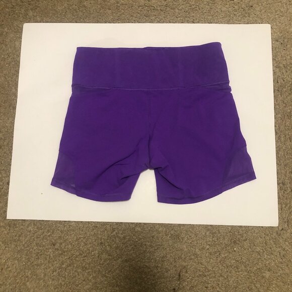 lululemon athletica Purple Bike Shorts Size 14 - Picture 6 of 9